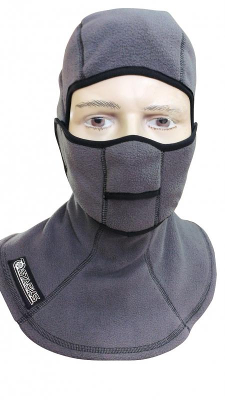 Подшлемник Starks Balaclava Fleece Collar Open, серый