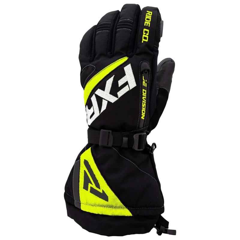 Перчатки FXR Fuel 22 Black/Hi Vis