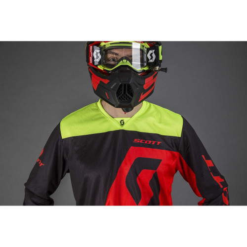 Джерси SCOTT 350 Dirt black/red