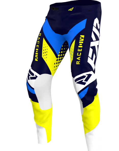 Брюки FXR Revo MX Pant 22 Midnight/White/Yellow