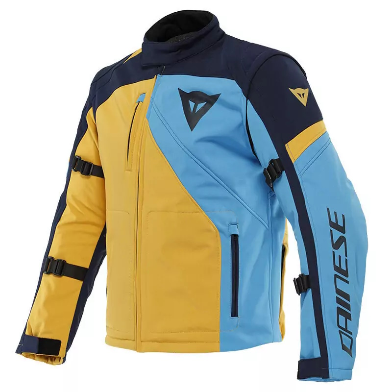 Куртка текстильная Dainese Ranch Mineral-Yellow/Black-Iris/Light-Blue