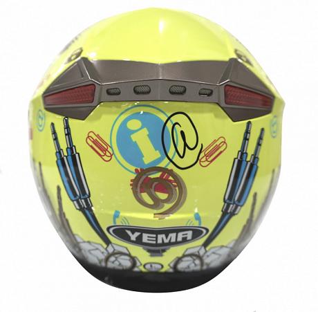 Открытый шлем Yamapa YM-622 fluo L