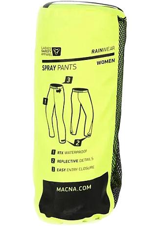 Брюки дождевые женские Macna Spray салатовые XS