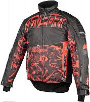 Снегоходная куртка Agvsport Taiga, черная/красная