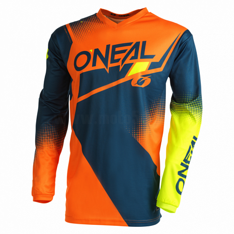 Джерси Oneal Element Racewear V.22 синий/оранжевый M