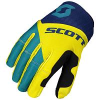 Перчатки SCOTT 450 Angled blue/yellow
