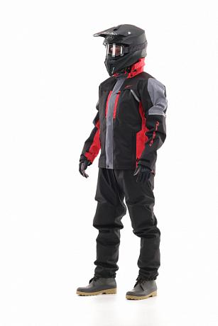 Мембранная куртка Dragonfly QUAD PRO Black - Red 2023 S