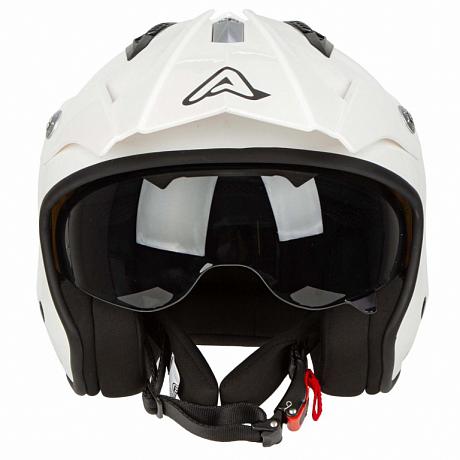 Открытый шлем Acerbs JET ARIA White Glossy