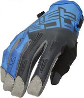 Мотоперчатки кроссовые Acerbis MX X-H синий/серый