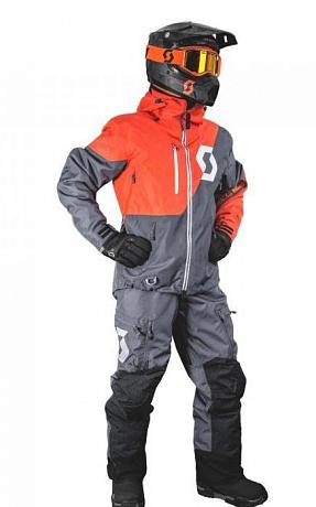 Снегоходная куртка Scott Move DP, tangerine orange/dark gre