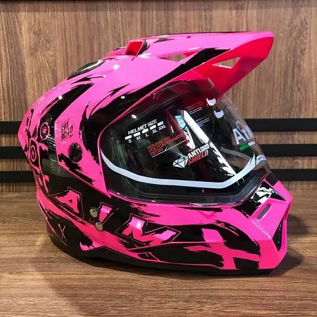 Шлем детский AiM JK802Y Pink/Black S