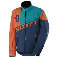 Снегоходная куртка Scott Shell Pro, aqua blue/orange