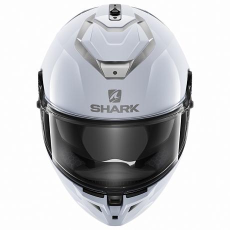 Шлем Shark Spartan Gt Blank DD-Ring White/silver Glossy