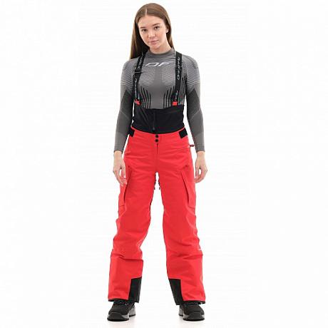 Штаны горнолыжные Dragonfly Gravity Premium Woman Red Fluo