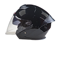 Мотошлем открытый AiM JK526 Black Glossy