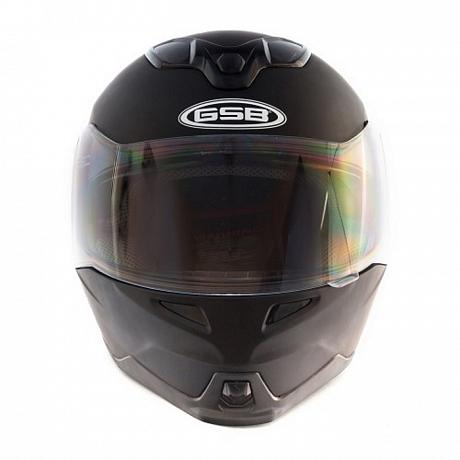 Шлем модуляр с солнцезащитными очками GSB G-339 Black Matt BT M