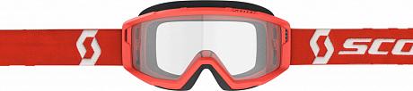 Очки подростк.Scott Primal red clear