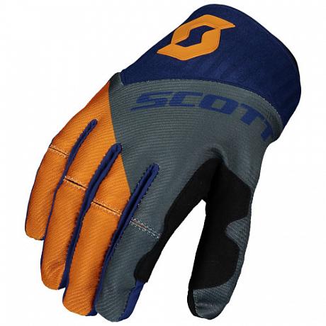 Перчатки SCOTT 450 Angled blue/orange 2XL